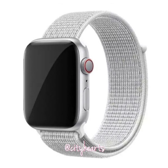 Accessories - NEW Silver White Apple Watch Sport Loop Band